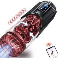 Masturbador Automático para Hombres, Máquina de Succión Oral y Vaginal, Vibrador de Pene, Juguete Sexual para Hombres, Copa de Masturbación, Vagina de Bolsillo