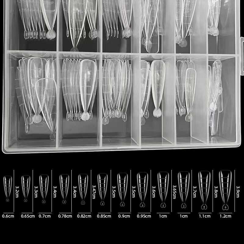 3 formas de uñas stiletto dual