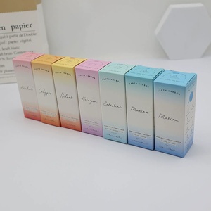 Impresión de Cajas de Suero y Cosméticos Azules Personalizadas, Empaquetado de Papel en Blanco para Cosméticos y Medicamentos - Product Image 1
