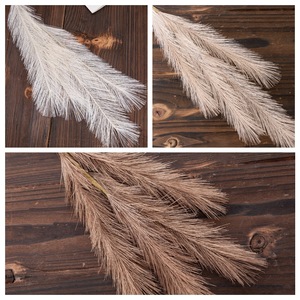 CallaFloral Fleurs artificielles en roseaux de pampa Beige Marron Jaune clair MW85004 Décoration pour la maison et les mariages - Product Image 3