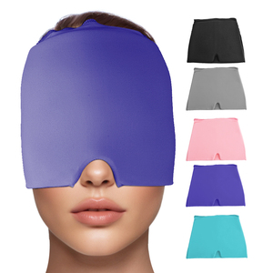 Chapeau de thérapie par le froid à gel, extensible et réutilisable, à double couche, pour soulager les maux de tête et les migraines, avec ajustement à 180 degrés pour la tête et les <span class=keywords><strong>yeux</strong></span> - Product Image 3