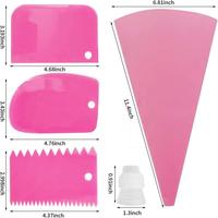Ensemble de 21 embouts de douilles en EVA, douilles à crème, poches à douille, spatules à glaçage et outils de décoration de gâteaux
