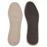 Confort semelles intérieures en latex de vachette soutien de la voûte plantaire Gel lavable respirant doux durable absorbant les chocs unisexe coupé à la taille