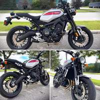 Tuyau d'échappement de système d'échappement inoxydable de moto Teentop pour échappement Yamaha MT09/MT09 Tracer XSR900 TRACER 900/GT