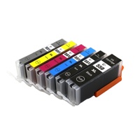 WEL-TRY PGI550XL & CLI551 cartouche d'encre couleur Compatible pour Canon PIXMA IX6850 MG5600 imprimante à jet d'encre BK couleur