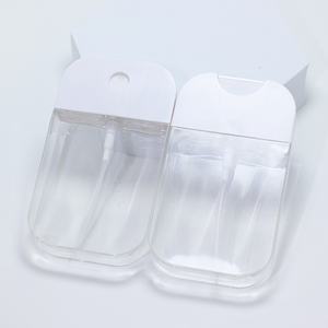 Botella de spray plana de PET de 50 ml con logotipo personalizable y pulverizador para envasado de cosméticos - Product Image 6