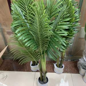 Planta Artificial de Palma en Maceta, Bonsái de Plástico de 120 cm con 9 Hojas, Venta al por Mayor - Product Image 1