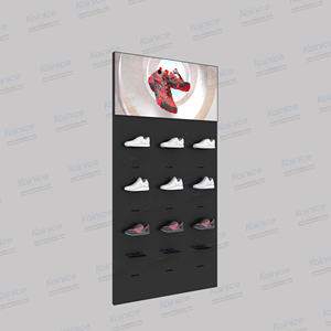 Kainice Panneau perforé mural intelligent personnalisé, affichage empilable de chaussures de sport pour le magasin - Product Image 1