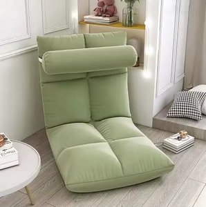 现代设计可调节折叠布艺沙发椅，豪华落地躺椅，适合卧室使用 - Product Image 5