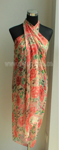 Nouveau style insulaires du pacifique batik coton plage paréo - Product Image 5