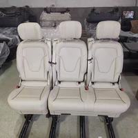 Siège arrière 3 places en cuir beige d'origine pour Mercedes-Benz Vito V260 W447 V-Class, siège de remplacement pour la rénovation de fourgonnette