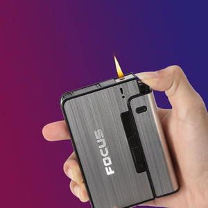 Egliao vendita calda in metallo <span class=keywords><strong>portasigarette</strong></span> accessori per fumare portatile custodia per sigarette <span class=keywords><strong>con</strong></span> <span class=keywords><strong>accendino</strong></span> - Product Image 6