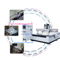 Machine à miroir laser automatique CNC Machine à glaçage miroir Machine de sablage laser pour miroir