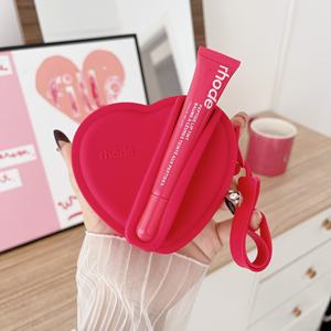 Sac de rangement souple anti-chute en silicone en forme de cœur <span class=keywords><strong>NFS</strong></span> pour rouge à lèvres, brillant à lèvres, écouteurs portables, porte-monnaie et organisateur de bijoux - Product Image 4