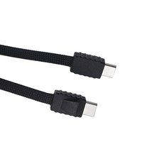 Kabel Data Pengisian Cepat Tipe-C Satu Kepala Lima Inti 2m, Konduktor Tembaga Murni Berlapis Timah, Model SJ-010, Kustomisasi Pabrikan
