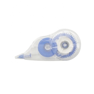 Ruban <span class=keywords><strong>correcteur</strong></span> haute capacité 16M, ergonomique, transparent, avec mécanisme à engrenages bleu fluide pour le bureau et l'école - Product Image 3