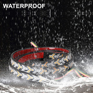 Inversion-barre de porte en arêtes de poisson, 120 CM, couleur unie rouge et jaune, remorque de frein, Ip67, lumière de ramassage inversée, <span class=keywords><strong>clignotant</strong></span>, <span class=keywords><strong>feu</strong></span> arrière Led de camion - Product Image 4