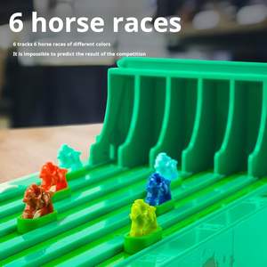 <span class=keywords><strong>Jeu</strong></span> de table de course de chevaux Derby de bureau <span class=keywords><strong>jeu</strong></span> de machine de course de 6 chevaux <span class=keywords><strong>Mini</strong></span> <span class=keywords><strong>jeu</strong></span> de société portatif de course de chevaux - Product Image 3