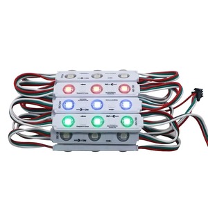 RGBIC WS2811 <span class=keywords><strong>Module</strong></span> de diode électroluminescente <span class=keywords><strong>SMD</strong></span> 5050 DC12V IP65 <span class=keywords><strong>Module</strong></span> LED étanche Matériau du corps de la lampe en PVC pour panneaux publicitaires - Product Image 6