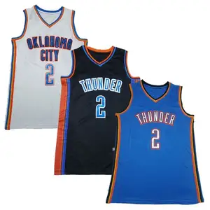 Top quality Oklahoma City Edition Basketball Jersey Embroidery Gilgeous Alexander Thunder For Men Adults Basketball uniforms