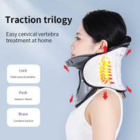 Source Factory Home Immobilisation de traction cervicale Support de minerve gonflable pour adultes Dispositifs de correction de traction