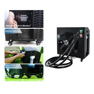 Baignoire <span class=keywords><strong>gonflable</strong></span> haute pression en matériau Drop Stitch durable, isolation thermique épaissie <span class=keywords><strong>pour</strong></span> maintenir l'eau froide, refroidisseur robuste - Product Image 3