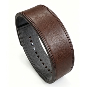 Adjustable Customized Cowhide Leather <b>Belt</b> Weightlifting <b>Powerlifting</b> Lifting Durable Fitness <b>Belt</b> with Logo - Product Image 5