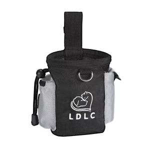 Luxus langlebige personal isierte wasserdichte gewachste Leinwand <span class=keywords><strong>Pet</strong></span> Walking Snack Dog Treat Bag Trainings tasche mit Taillen gürtel - Product Image 2