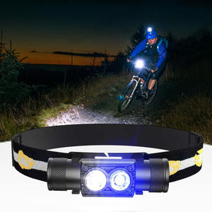 高出力 ヘッドランプ <span class=keywords><strong>LED</strong></span> ハイキング ヘッドライト 小型 カスタマイズ <span class=keywords><strong>LED</strong></span> ヘッドランプ 懐中電灯 釣り サイクリング用 - Product Image 1