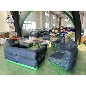 अनुकूलित प्रदर्शनी कार्यक्रम विज्ञापन ब्रांडिंग inflatable कुर्सी और टेबल आउटडोर प्रचार कार एयर सील सोफा सीटिंग - Product Image 5