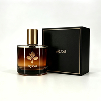 Flacons de parfum en verre transparents rechargeables de 30 ml et 50 ml, format voyage, avec tête de pulvérisation à pompe, emballage premium pour parfum.