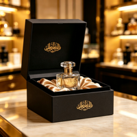 Boîte cadeau de luxe personnalisée en carton rigide pour parfum arabe, vente en gros OEM
