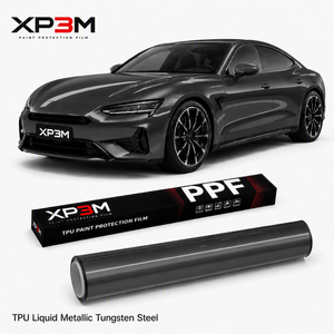 ฟิล์มหุ้มรถยนต์ XP3M ลิควิด เมทัลลิก ทังสเตน สตีล ลิควิด เมทัล กลอส ทีพียู คัลเลอร์ พีพีเอฟ หนา 7.5 มิล ซ่อมแซมตัวเองได้ ป้องกันรอยขีดข่วน ติดตั้งแบบเปียก - Product Image 1