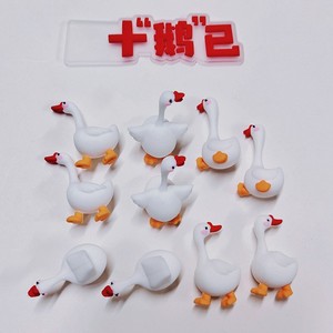 3D Mini Goose Cake Toppers Thirty Geese Standing Birthday Decoration Handmade Round Cake Decor - Product Image 5