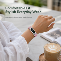 Correa Elástica de Nailon para Fitbit Air con Funda Protectora Metálica Personalizada, Correa de Repuesto Transpirable Tejida para Deportes y Uso Diario