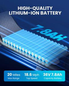 Pour trottinette électrique pliable Gyroor X2 550W avec pneus de 12 pouces sans siège - UL2272 - Product Image 3