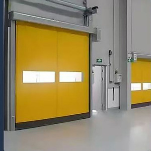 PVC Zipper High-Speed <b>Rolling</b> <b>Shutter</b> Door 220x260cm Induction Switch For Factory Workshop Warehouse - Product Image 1