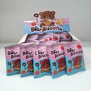 Biscuits à la confiture de fraises en gros, biscuits fourrés au <span class=keywords><strong>chocolat</strong></span> en forme d'ours, biscuits fourrés en forme d'ours, biscuits sandwich - Product Image 3