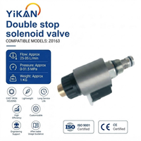 Katup Solenoid Double Stop Z0163 Dengan Persediaan Darurat untuk Suku Cadang Excavator Cocok untuk Ws08 W01T -C-N51/12
