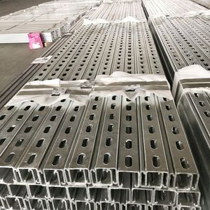 Customizable Factory Direct Sales 1-5/8 X 1-5/8 Hot <b>Dipped</b> Galvanized Metal Steel Channel - Product Image 5