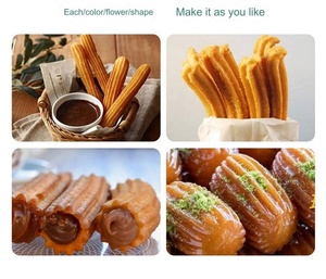 Machine à fabriquer des produits céréaliers 5L/7L, multifonction, pour le remplissage et la friteuse de <span class=keywords><strong>churros</strong></span>, 60 pièces/min, portable, pour bâtonnets de pâte frite style latin - Product Image 5