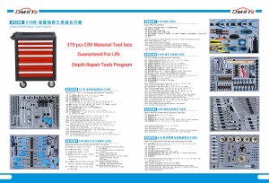 379 pièces clé à douille combinée ensemble d'outils à main CRV Kit de matériel avec garantie pleine vie Taiwan qualité - Product Image 6