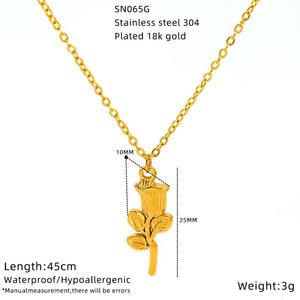 Collana Boho anomalia fiore piccolo artigianato fabbrica vendita diretta bella san valentino collana ciondolo donna natale - Product Image 6