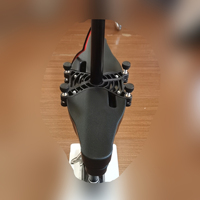 Pièces de fixation en plastique de moteur électrique de kayak au lieu des accessoires de bateau en plastique d'hélice de système de pédale (moteur non inclus)