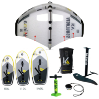 Nouvelle conception Planche de wing foil professionnelle gonflable 130L Hydrofoil