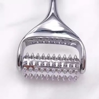 Masajeador Facial y Corporal de Acero Inoxidable, Rodillo Reafirmante y Adelgazante, Dispositivo de Belleza Facial Portátil, Cuidado de la Piel, Gua Sha