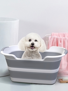Bassin à linge pliable polyvalent Baignoire pour enfants de grande capacité Baignoire pour animaux de compagnie pliable et drainable - Product Image 5