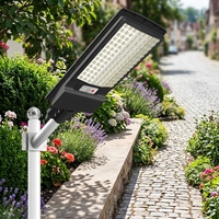 Lámpara Solar LED de 100W/200W/300W, Iluminación Solar para Exteriores, IP65, Impermeable, a Prueba de Polvo y con Protección Contra Rayos