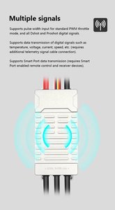 ESC 200A 5-12S LiPo มอเตอร์ไร้แปรงถ่าน ตัวควบคุมความเร็วอิเล็กทรอนิกส์ ARM Cortex MCU DShot ProShot สำหรับโดรนหลายแกน ปีกตรึง FPV UAV - Product Image 3