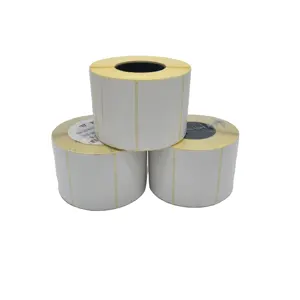 Self-adhesive Price Tag Shipping Label Barcode Thermal Printer Sticker Label Roll Paper Heat Sensitive Plastic Bag + Carton